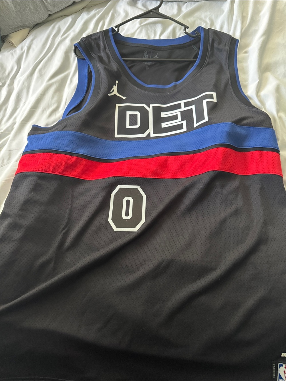 Jalen Duren Pistons jersey, 3XL